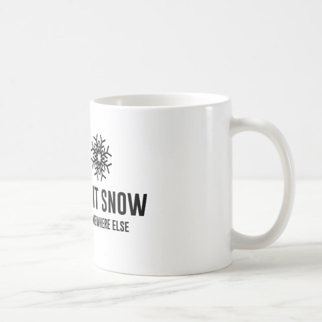 Mug Laisser neiger (Droite)