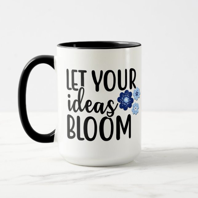 Mug Laissez fleurir vos idées Citer (Gauche)