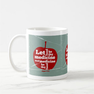 Mug Laissez la nourriture être par la médecine Hippocr
