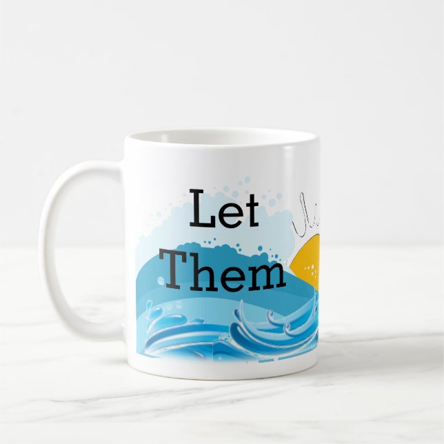 Mug Laissez-Les Bronzer. (Gauche)