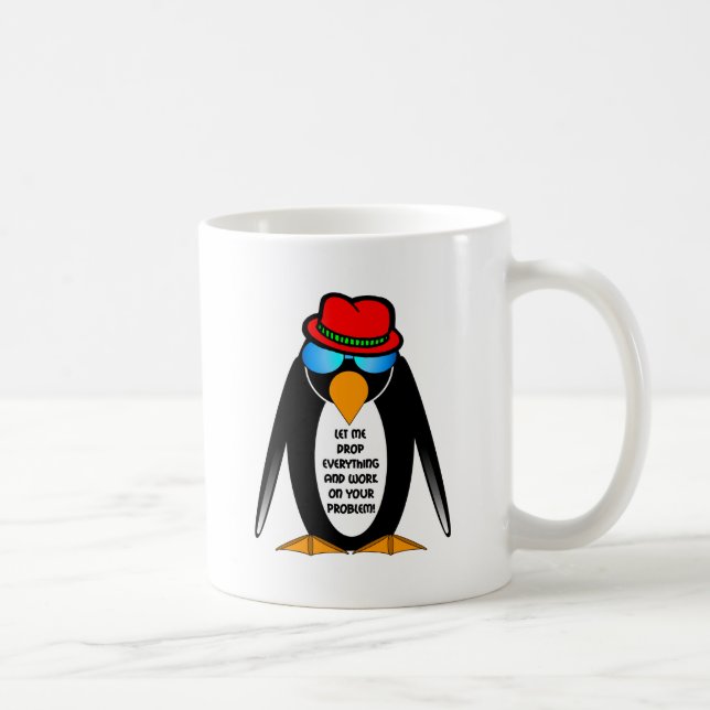 Mug laissez-moi laisser tomber tout et travailler sur (Droite)
