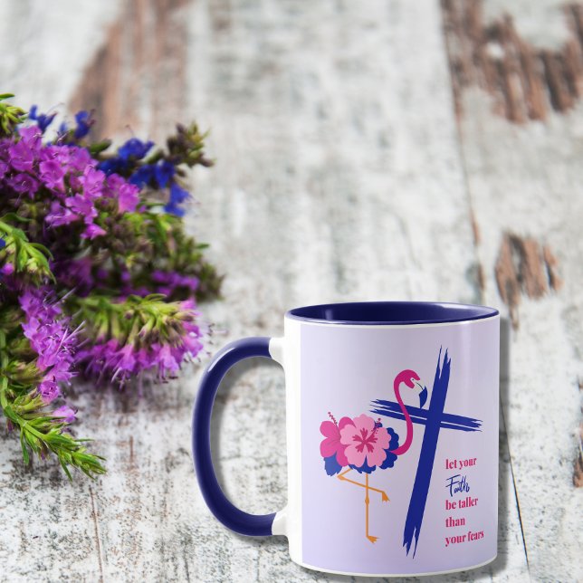 Mug Laissez votre foi être plus grande que vos peurs C (Créateur téléchargé)