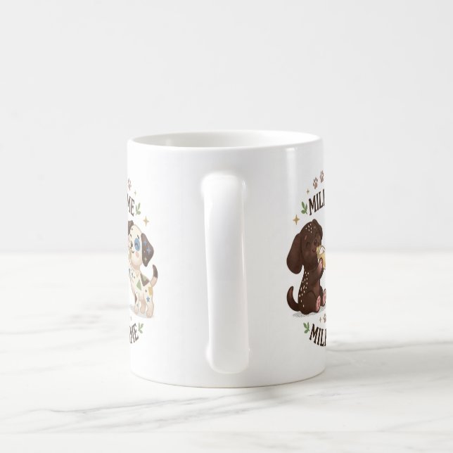 Mug lait pour chiots  (Poignée)