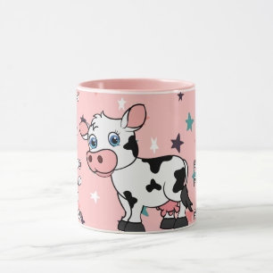 Mug lait tiède de la vache