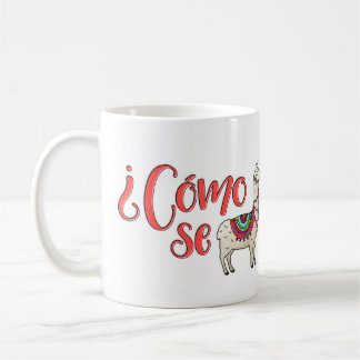 Mug Lama de Se de Cómo de ¿ ?