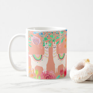 Mug Lama floral