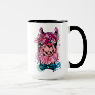 Mug Lama rose mignon