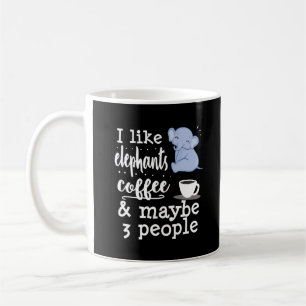 Mug L'Amant de l'éléphant Amoureux du café-cadeau