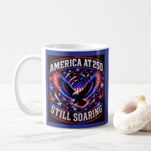 Mug L'Amérique à 250 ans toujours en vol Aigle patriot