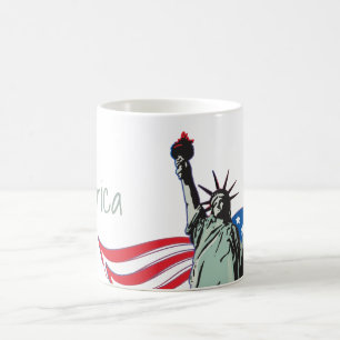 Mug 'L'Amérique et la statue de la liberté