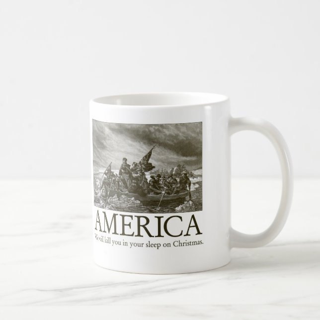 Mug L'Amérique : Nous vous tuerons dans votre sommeil (Droite)