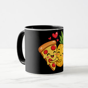 Mug L'amour au premier coup - Pizza rencontre Ananas