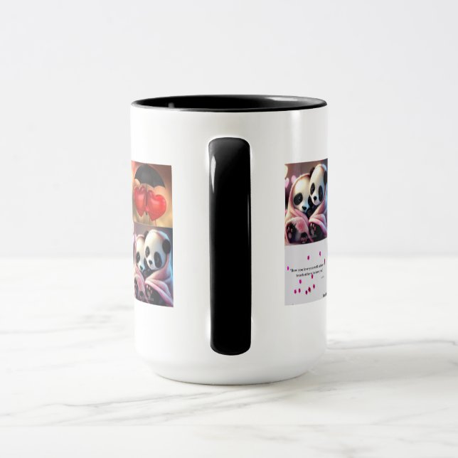 Mug L'amour avec Panda (Poignée)