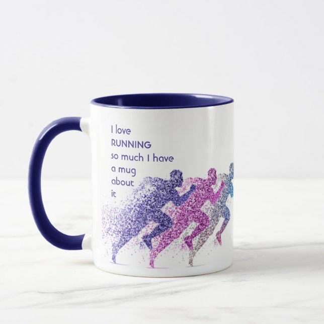 Mug L'amour COURANT tellement je tellement de Citation (Gauche)