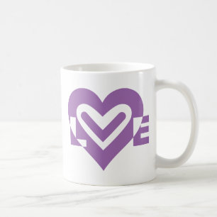 Mug L'amour dans le violet