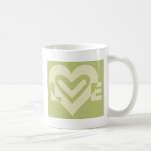 Mug L'amour dans Sage Green