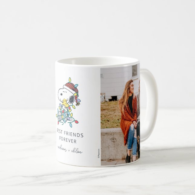 Mug L'amour de Noël et les lumières | Meilleurs Amis - (Devant droit)