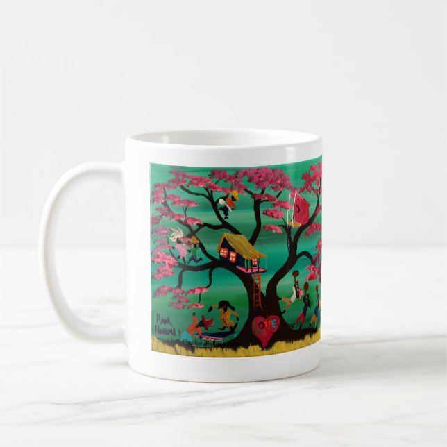 Mug L'amour divise en lots l'arbre (Gauche)