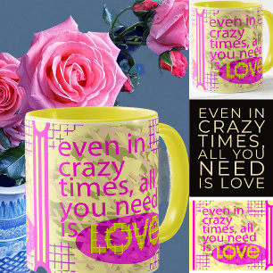 Mug L'amour en fleur Évoquant un sens de l'amour, la p