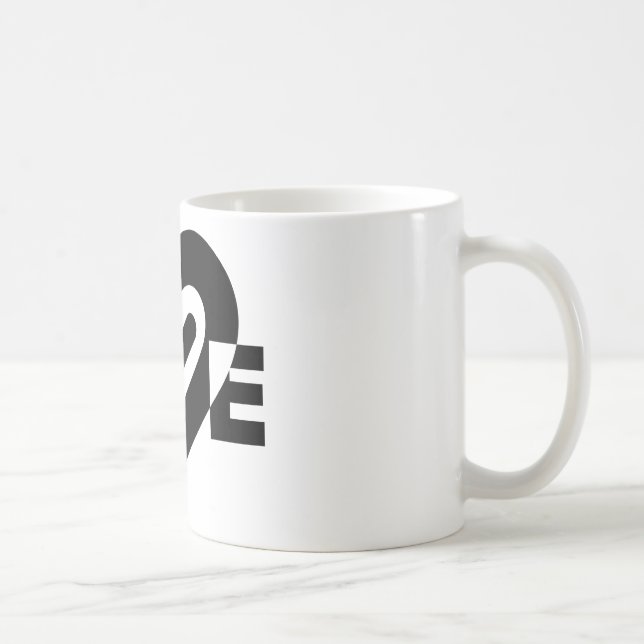 Mug L'amour en noir (Droite)