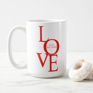 Mug L'amour est tout ce dont vous avez besoin