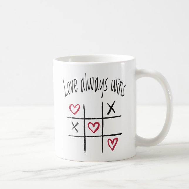Mug L'amour gagne toujours (Droite)