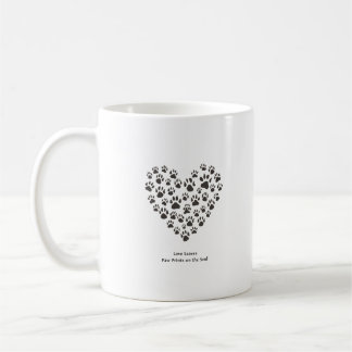 Mug L'amour laisse des empreintes de pattes sur l'âme