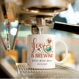 Mug L'Amour se Prépare Réception de Mariage Cœur Roman