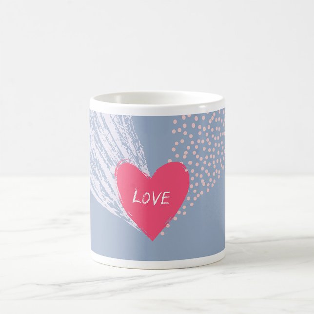 Mug L'amour sur un coeur (Créateur téléchargé)
