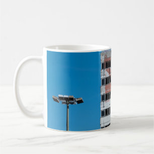 MUG LAMPE POST GRIS ET NOIR