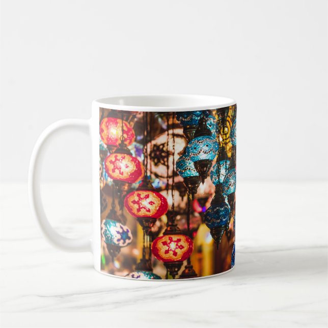 Mug Lampes turques : art en verre de mosaïque (Gauche)