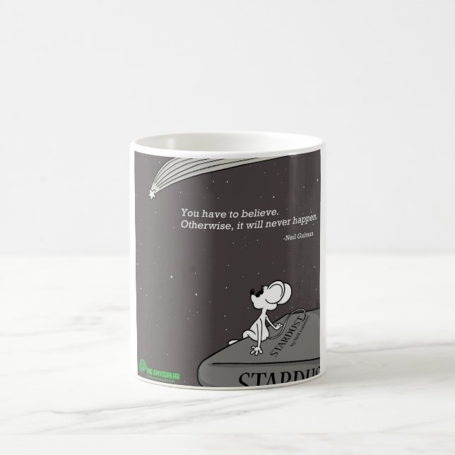 Mug L'Amygdalab : Copernic, citation de Neil Gaiman (Centre)