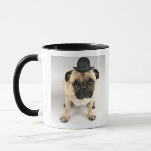 Mug Lanceur de port de bouledogue français, tir de