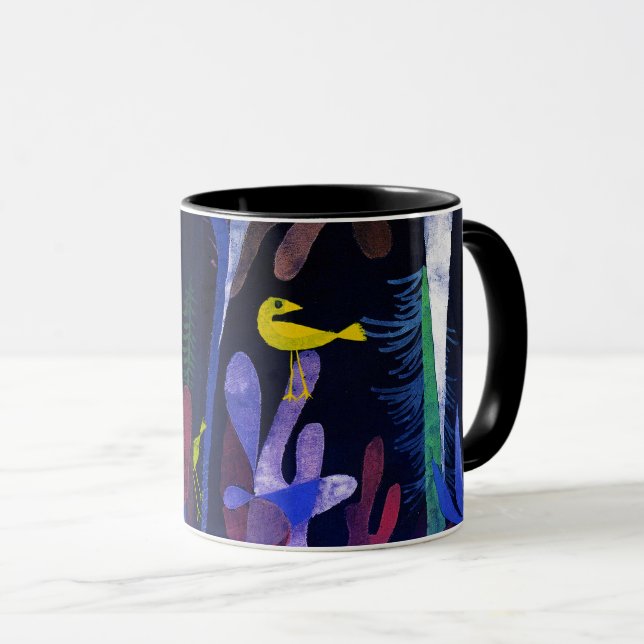 Mug Landscape with Yellow Birds, Paul Klee (Devant droit)