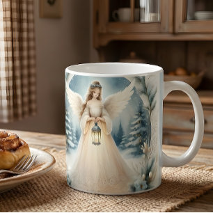 Mug L'ange céleste d'hiver Lanterne de l'Espoir