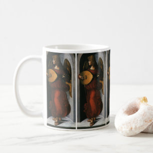 Mug L'Ange en rouge jouant du luth de Léonard de Vinci
