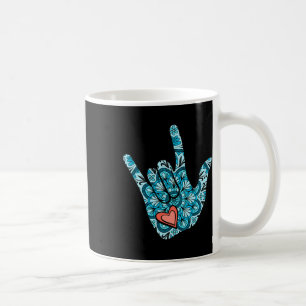 Mug Langue des signes américaine Je t'aime geste Cœur 