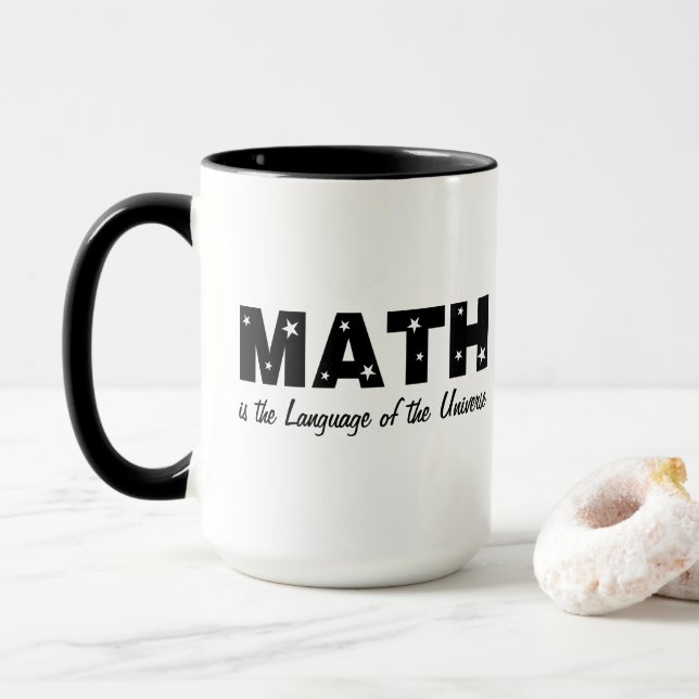 Mug Langue Mathématique De L'Univers (Avec donut)