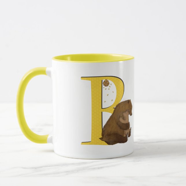 Mug L'animal ABC B est pour la muqueuse d'ours (Gauche)
