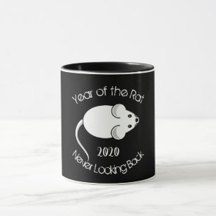 Mug L'année de la souris 2020, jamais en arrière