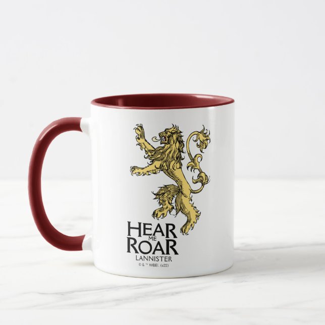 Mug Lannister Sigil - Entendez-Moi Roar (Gauche)