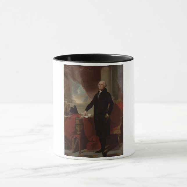 Mug Lansdowne Portrait : Le président américain George (Centre)