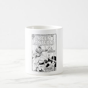 Mug Lanterne verte contre clown, noir et blanc