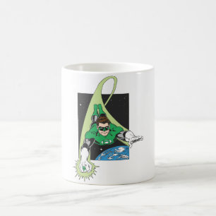 Mug Lanterne verte dans l'espace