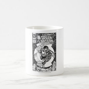 Mug Lanterne verte - elle toute commence ici, noir et