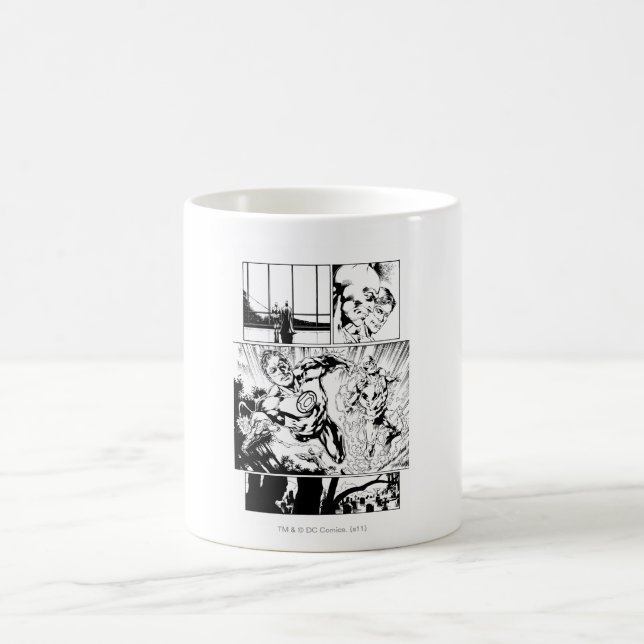 Mug Lanterne verte et panneau Flash 2 (Centre)