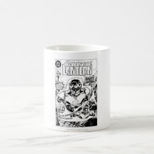 Mug Lanternes vertes volantes, noir et blanc