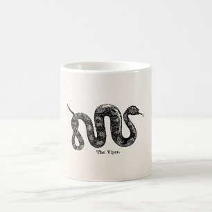 Mug L'antiquité vintage de serpent de vipère de 1800