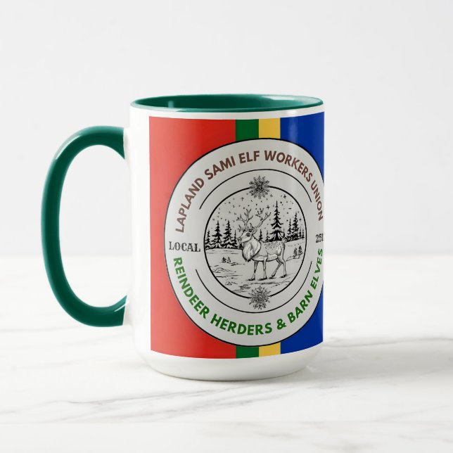 Mug Lapand Sami Elf Workers Union Reindeer Herders (Gauche)