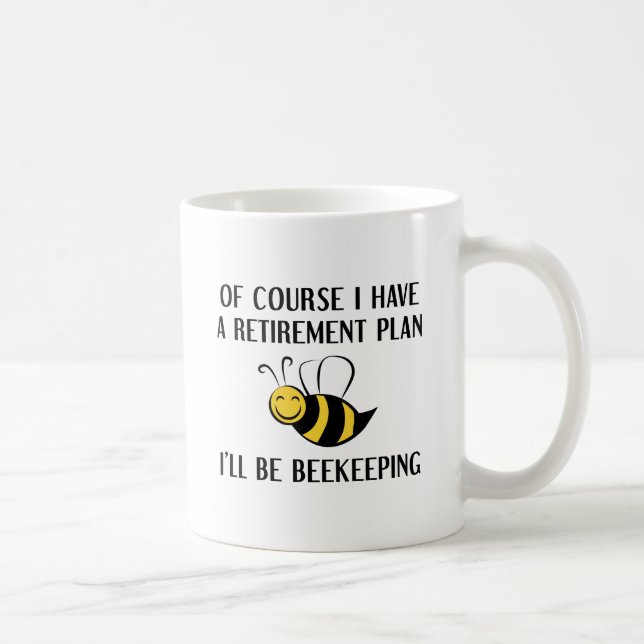 Mug L'apiculture de régime de retraite (Droite)